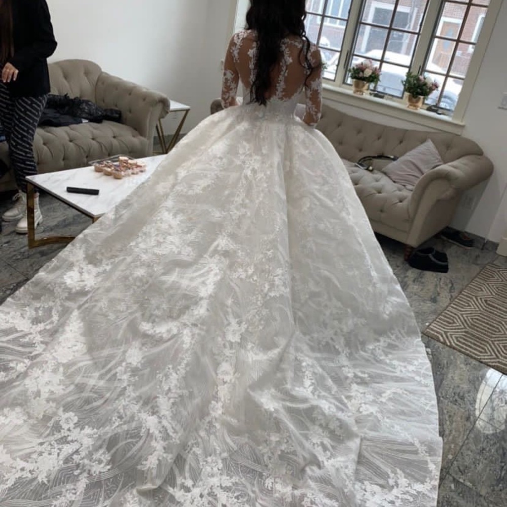Mikeal D Wedding gown